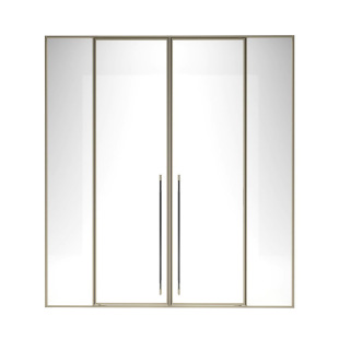 Monblari Stainless Steel Shower Room Integrated Home Bathroom Accessible Luxury Partition Glass Door Customization