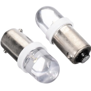 BA9S license plate light convex head 1SMD car LED instrument light car LED bulb round head LED width light