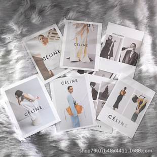 ins style magazine cover Series card set pose wall decoration European and American big-name style photo photography props