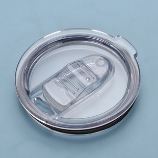 Factory wholesale car Cup foreign trade cover eggshell cup cover plastic coffee ice cream cup cover transparent accessories lettering