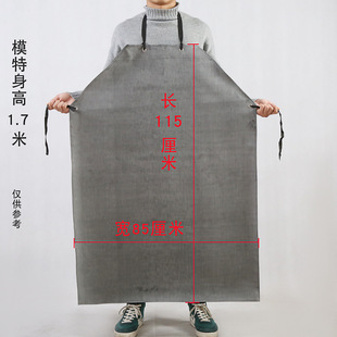 Thickened rubber waterproof apron oil-resistant acid and alkali-resistant industrial wear-resistant labor protection Stone slaughtering waterproof apron wholesale