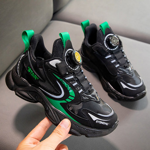 Cross-border Women's Shoes 2025 New Spring Lightweight Sports Torre Shoes Feet Elementary School Knob Running Shock Absorption Explosions
