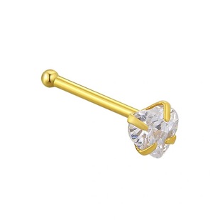 Europe and the United States popular sterling silver nose 24 boxed 3mm zircon body piercing jewelry nose wholesale cross-border exclusive