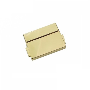 Luggage Accessories Alloy Bolt Edge Lock 42*29 Luggage Bilateral Press Lock Button Spring Lock Pin Luggage Lock