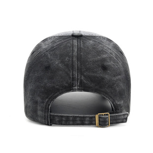 New Washed Old Letter Embroidered Cap Trendy Men's Outdoor Fashion Personalized Street Sunshade Baseball Cap for Children