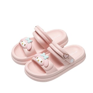Sanrio Parent-Child Slippers Women's Summer 2025 New Style Middle and Large Children's Non-Slip Outer Wear Thick Bottom Two-Wear Sandals