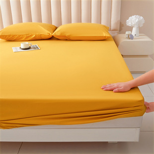 New sanding waterproof urine-proof bed cover solid color foreign trade cross-border wholesale mattress Simmons non-slip protective cover