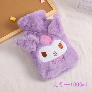 Новый пакет с горячей водой Sanrio типа впрыска воды ins мультяшный плюшевый мешок с теплой водой студент теплая ручная сумка оптом