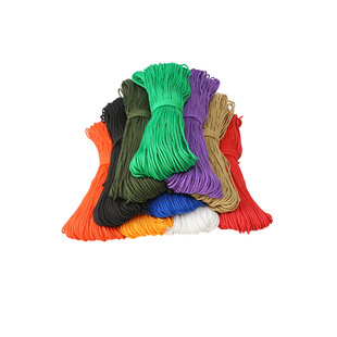 Braided nylon rope color braided rope cored rope goods binding rope zongzi line tag rope source manufacturers