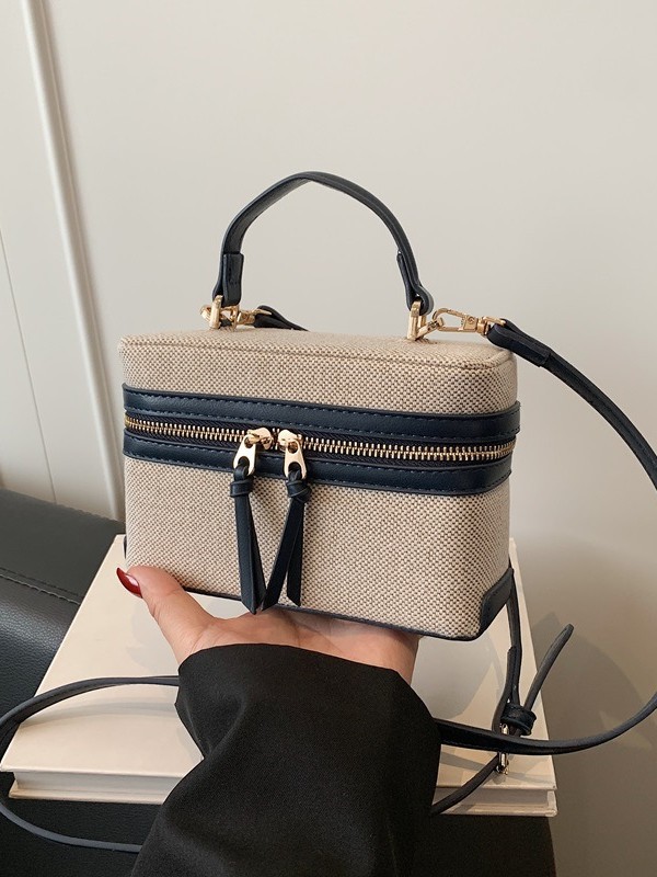 Za Home 2025 New Woolen One-Shoulder Cross-Body Satchel Square Bag Winter New Bag Women's Fashion Versatile Cross-Body Bag