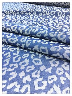 Оптовая Продажа с фабрики inWind Leopard Print модная окрашенная пряжа жаккардовая выстиранная джинсовая куртка одежда юбка брюки весенне-летняя ткань
