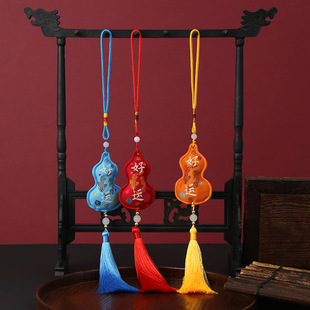 New good luck gourd sachet carry-on pendant sachet ancient costume Hanfu small lotus bag pendant manufacturers wholesale