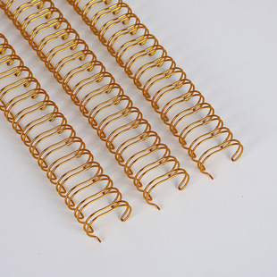 Metal Desk calendar notebook metal double coil color loose-leaf ring nylon coated iron wire ring
