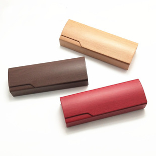 No. 15 commercial anti-pressure wood grain mirror box rectangular flip presbygraph glasses Box Flat mirror wholesale