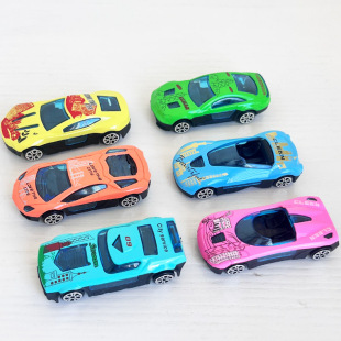 Alloy toy car model simulation racing children's pocket car sports car boy toy sliding car variety