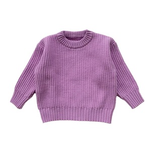 Spring Autumn and Winter New Children's Sweater Ins Baby and Young Children's Pullover Sweater Trendy Outer Wear Sweater for Boys and Girls