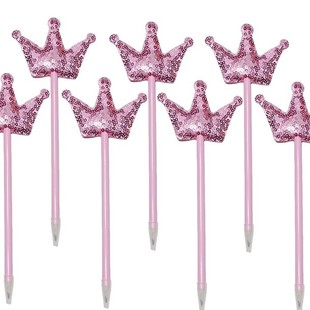 Cross-Border Popular Holiday Party Pencil Star Sequin Ballpoint Pen Resurrection Halloween Plush Ball Valentine's Day Gift Pen