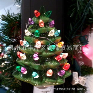 Трансграничный новый Vintage Tree Night Light Рождественская елка свет украшения эльф ночник