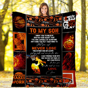 Amazon ins Explosions Independent Station Cross-border Best Selling Envelope Blanket Letter Blanket Flannel Blanket Digital Printing