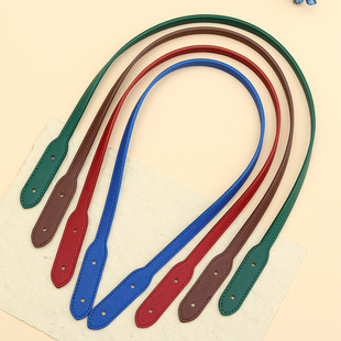 Bag DIY Handmade Accessories Half PU Imitation Leather Stitch Rivet Handle Hand Bag with Handle Imitation Leather Bag