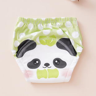Baby Training Pants Baby Toilet Underwear Summer Men's and Women's Baby Children's Urethral Underwear Pure Cotton Washable Diapers