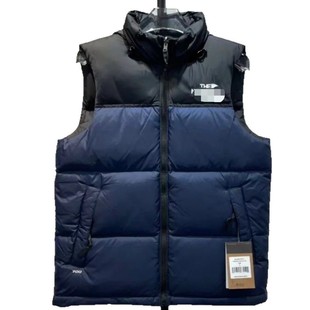 Men's 1996 cotton-padded jacket vest embroidery logo spring and autumn men's and women's waistcoat lovers thick men's loose vest