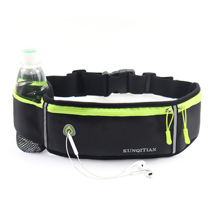 Waterproof Sports Waist Bag Water Kettle Bag Men's and Women's Outdoor Riding Multifunctional Fitness Running Mobile Phone Waist Bag Ultra-thin Pin-fit