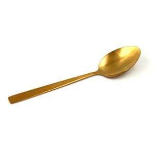 Stainless steel tableware suit hotel restaurant Western steak knife mirror gold plated black plate fork spoon
