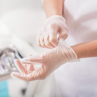 Inco medical disposable PVC gloves powder-free rubber food latex non-sterile medical nitrile examination gloves