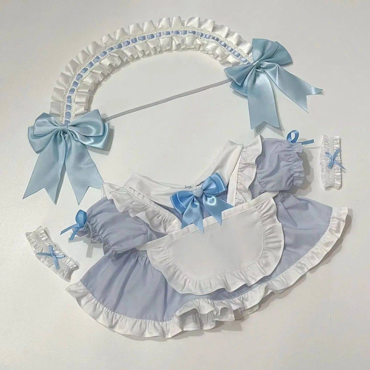 20cm New Product 1990S Series Doll Clothes Whispering Little Set Bowknot Cotton Doll Clothes Doll Outfit