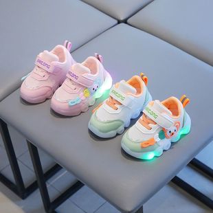 2024 Spring and Autumn new 0-1-3 years old baby shoes soft bottom non-slip light shoes baby toddler shoes sports functional shoes