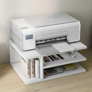 Printer Storage Rack Wooden Desktop Storage Rack Small Copier Elevated Rack Office Copier Base