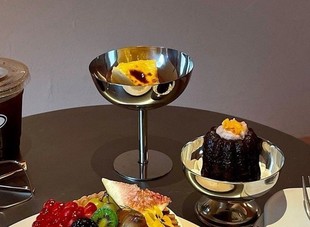 Чаша для мороженого из нержавеющей стали, чашка для мороженого, чаша для мороженого, чаша для фруктового салата, чашка для чая с молоком, чашка для десерта, чашка для закусок, чашка для торта