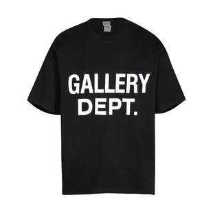 GALLERY Trendy Brand DEPT Classic Letter Slogan LOGO Gradient Printing Short-sleeved T-shirt Men's and Women's Tanabata Couple Dress