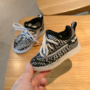 Clearance Treatment for Spring and Autumn Boys' Toddler Shoes Girls' Sports Shoes Baby Children's Soft Sole Non-Slip Shoes Mesh Shoes
