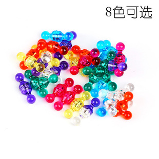 NdFeB strong transparent magnetic pushpin blackboard White Board teaching magnetic nail color painting and calligraphy office plastic magnetic pushpin