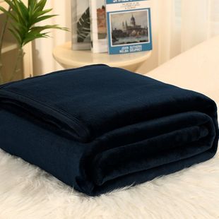[48 hours delivery] flannel blanket double-sided blanket student dormitory air conditioning blanket winter coral fleece