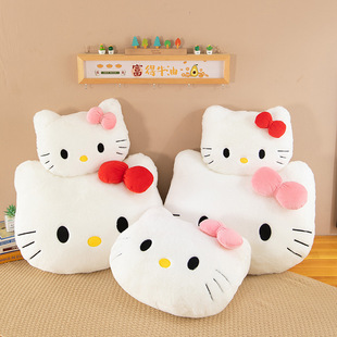 Hellokitty подушка милая большая голова плюшевая подушка высокая стоимость мультфильм плюшевая подушка для сна автомобильная подушка