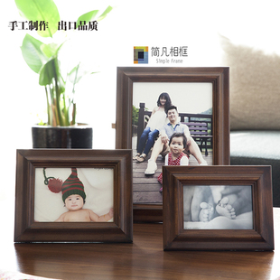 68N [Jane Fan] Ретро американский 7/8-дюймовый деревянный фоторамка