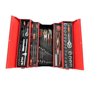 Cross-border hot-selling 85-piece socket wrench pliers screwdriver auto repair repair disassembly iron box tool suit set