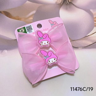 Головные уборы серии Sanrio, детские аксессуары для волос, заколка для волос «Hello Kitty and friends», зажим для пары, зажим для давления 11476