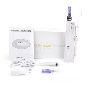 Dissolution spot instrument water electric microneedle shuttle mesoderm introduction penetration instrument pockmark round crystal microcrystalline pen gun 36 needle 5D