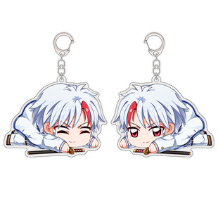 Анимация Периферийный кулон Брелок Sesshomaru Второе измерение Q Edition Акриловые подвесные украшения Маленькие подарки