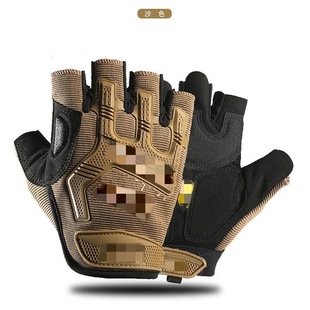 Tactical semi-full refers to super technician long refers to outdoor sports cycling fitness touch screen special forces military fans non-slip gloves