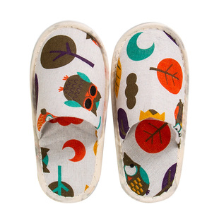 Family Room Hospitality Children's Slippers Hotel Special Disposable Non-slip Thickened Bottom Children's Hotel Travel Indoor