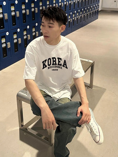 WE11DONE TRACK chest letter print cotton loose American casual men's and women's same short sleeve T-shirt fashion