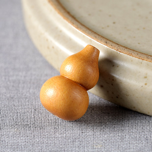 Creative Barbie sandalwood gourd text play pendant accessories DIY black persimmon incense carving craft jewelry accessories wholesale