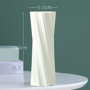 Ceramic white vase dried flower flower arrangement simple water-raising living room table home decoration decoration factory a wholesale