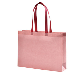 Vertical buckle Internet celebrity blank non-woven bag wholesale printable logo long handbag printing advertising clothing bag