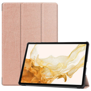 Suitable for Samsung Tab S9 Plus 12.4-inch protective case S8 S7 11-inch leather case tri-fold sleep protective case